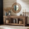 Hommoo 63" Solid Wood Console Table with 3 Open Shelves, Sofa Entryway Table - 4 of 4
