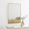 LuxenHome Cityscape Gold Metal Frame Rectangular Wall Mirror - 2 of 4