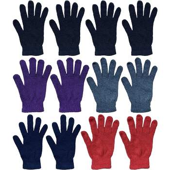 Yacht & Smith: Kids Stretch Knit Gloves - 12pk Assorted Colors