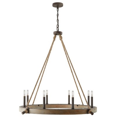 Capital Lighting Tybee 8 - Light Chandelier in  Nordic Grey