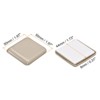 Unique Bargains Plastic Self-adhesive Square Carpeted Tile Vinyl Sliding Pads - 2 of 4