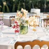 Unique Bargains Artificial Stems Home Wedding Decoration Headdress Wreath Orchid Fake Flower 30 Pcs - 4 of 4