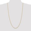 Black Bow Jewelry 2.25mm, 14k Yellow Gold, D/C Quadruple Rope Chain Necklace - 2 of 4