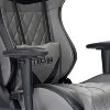 PAGED High Back Office Chair Ergonomic Gaming Chair with Adjustable Padded Arms, Lumbar Cushion and Neck Pillows, Desk Chair for Bedroom - 4 of 4
