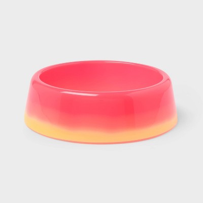 32oz Plastic Dog Bowl - Sun Squad™ Yellow/Pink
