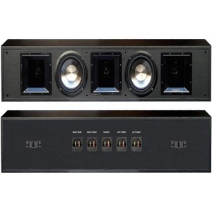 BIC 600W Peak 3-5 Channel Bar speaker w/wall mounts - 1 of 4