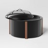 Wood Burning Fire Pit Black - Threshold™ - 3 of 4
