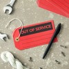 Stockroom Plus 200-Pack Red Out of Service Tags with String, Bulk Set Maintenance Equipment Repair Signs 5.75 x 3 In - 4 of 4