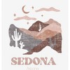 Adventure Society Sedona Arizona Crew Neck Long Sleeve Adult Tee - 2 of 2
