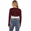 Coolmee Women Long Sleeve Cardigan Jacket Knit Sweaters Cropped Open Front Bolero Shrug - 3 of 4