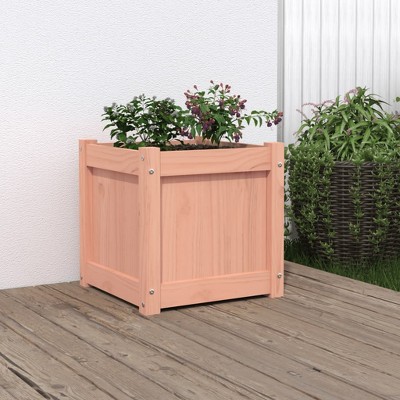 vidaXL Garden Planter 15.7"x15.7"x15.7" Solid Wood Douglas