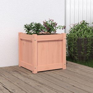 vidaXL Garden Planter 15.7"x15.7"x15.7" Solid Wood Douglas - 1 of 4