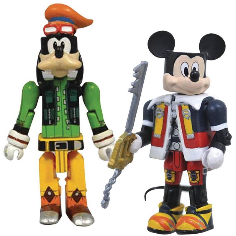 Diamond Select Kingdom Hearts Minimates Series 1 | Mickey Mouse & Goofy, 1 of 2