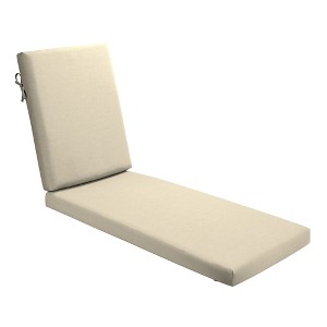 ARDEN Foam Outdoor Chaise Lounge Cushion, 21 x 72, made with ProFoam, Rain-proof, Fade Resistant - 1 of 4