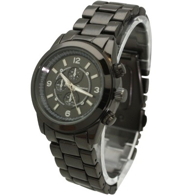 OLIVIA PRATT WOMENS CLASSIC 3-DIAL METAL WATCH