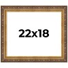 PosterPalooza | Museum Gold Picture Frame - UV Acrylic, Backing Board, Hanging Hardware Included - 2 of 4