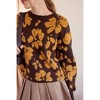 Women's Floral Distressed Sweater - Blu Pepper - 3 of 4