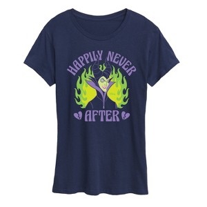 Women's - Disney Villains - Happily Never After Short Sleeve Graphic T-Shirt - 1 of 4