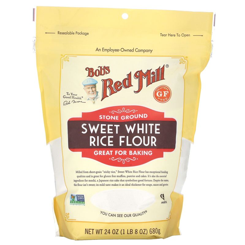 Bob's Red Mill Sweet White Rice Flour, 24 oz (680 g), 1 of 3