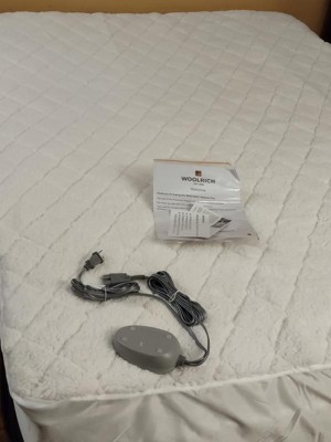 Twin Electric Faux Shearling Mattress Pad White - Woolrich : Target