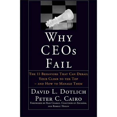 Why Ceos Fail - (J-B Us Non-Franchise Leadership) by  David L Dotlich & Peter C Cairo (Hardcover)