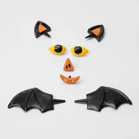 Hyde & EEK! Boutique Bat Pumpkin Push-In Halloween Decorating Kit