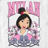 Men's Mulan Distressed Floral Portrait T-Shirt - 2 of 4