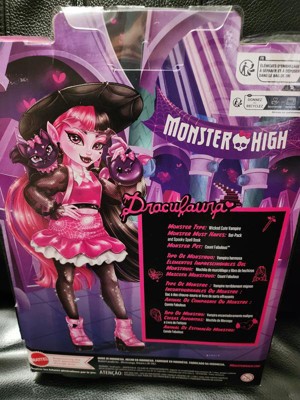 Monster High Draculaura Fashion Doll With Pet Count Fabulous And ...