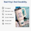 Avery Printable Vinyl Sticker Paper, 8-1/2" x 11", Matte White, Permanent Adhesive, Laser Printer Compatible, 7 Sheets Total - 4 of 4