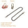Unique Bargains Shoulder Bag Handbag DIY Iron Flat Purse Chain Strap with Buckles 2 Pcs - 2 of 3