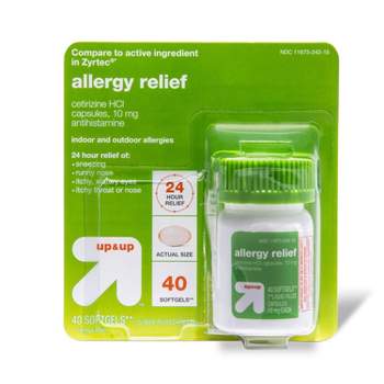 Cetirizine HCL/ Allergy Relief Softgels - 40ct - up & up™