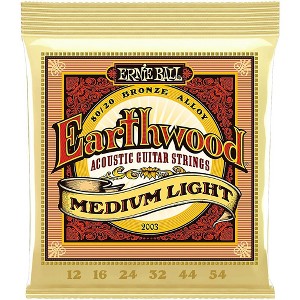 Ernie Ball 2003 Earthwood 80/20 Bronze Medium Light Acoustic Strings - 1 of 2