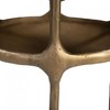 Zuo Bild Side Table White & Brass - 4 of 4