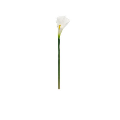 Allstate Floral 20" White Calla Lily Artificial Floral Stem