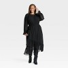 Women's Long Sleeve Ruffle Blouse - A New Day™ - 3 of 3