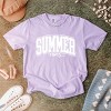 Simply Sage Market Varsity Summer Vibes Cursive Garment Dyed Tee - 2 of 4