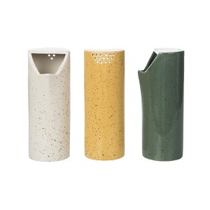 Transpac Ceramic Plant Shower Set of 3 Home Decorations Spring - 1 of 2