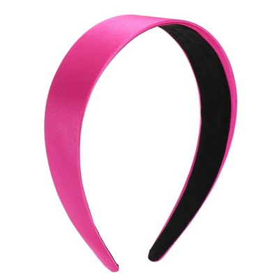 Unique Bargains Girl's Satin Headband 1.57" Wide 1 Pc