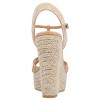 Journee Collection Womens Yara Buckle Espadrille Wedge Sandals - 3 of 4