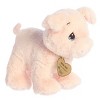 Aurora Small Bacon Piggy Precious Moments Inspirational Stuffed Animal Pink 9" - 3 of 4