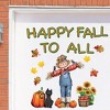 Collections Etc Happy Fall Scarecrow Garage Door Magnets 20" x 13" x 0.03" - 2 of 2