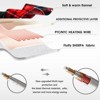 Heated Blanket Electric Queen, Heating Queen with 10 Heats Levels/8 Hours Auto Off, Red Plaid Flannel Blanket Winter Warmer for Adults - 4 of 4