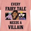 Girls' - Disney Villains - Every Fairy Tale Needs A Villain Fitted Short Sleeve Graphic T-Shirt - 2 of 4