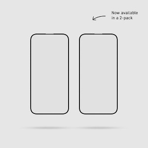Peel - iPhone 16 Pro Glass Screen Protector [2 Pack] - 1 of 4