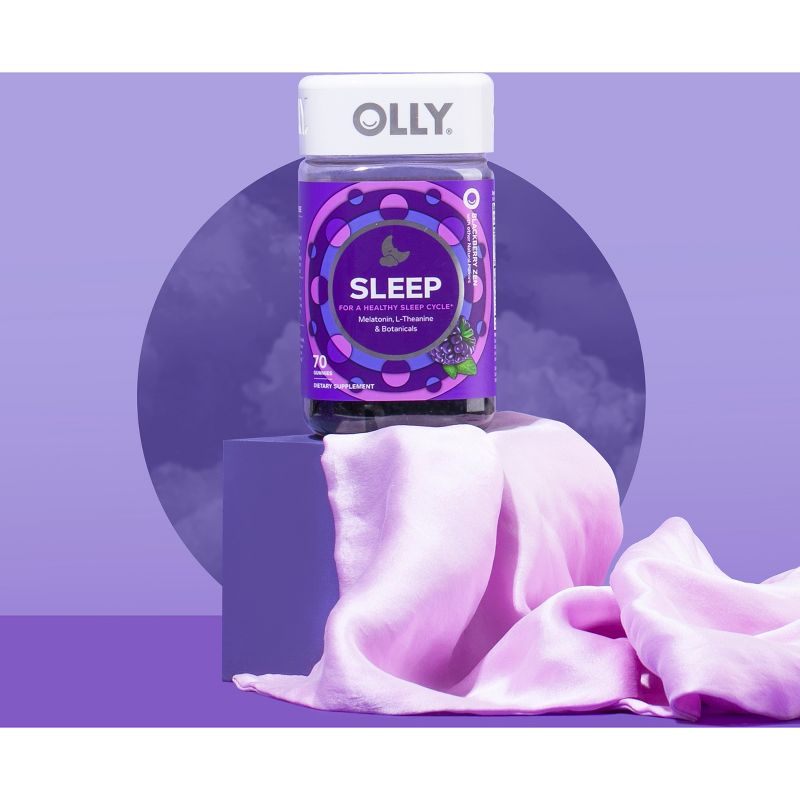 OLLY 3mg Melatonin Sleep Gummies - Blackberry Zen, 2 of 13
