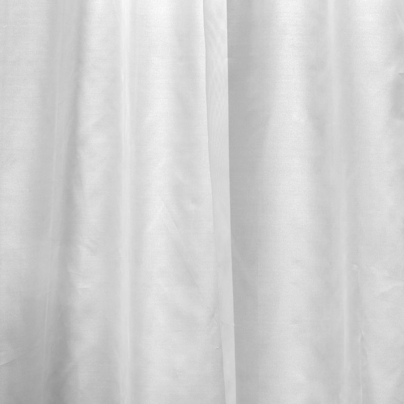 1pc Sheer Window Curtain Panel White - Room Essentials™, 5 of 9