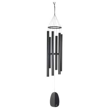 Woodstock Wind Chimes Signature Collection, Windsinger Chimes of Orpheus, Black 54'' Wind Chime WWOB