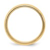 Black Bow Jewelry 5mm 10K Rose, White, or Yellow Gold Half Round Milgrain Standard Band - 2 of 4
