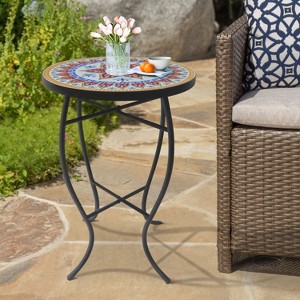 Saint Birch Lori Mosaic Folding Side Table - 1 of 4