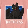 Girls' - How to Train Your Dragon - Toothless Stars Fitted Short Sleeve Graphic T-Shirt - 2 of 4